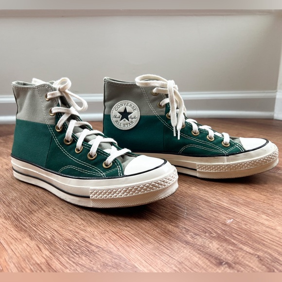 Converse Chuck 70 Colorblock Sneakers - Desert Green - Picture 2 of 8